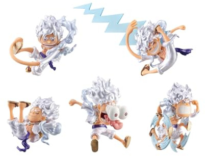 Banpresto Monkey D. Luffy Gear5 One Piece Actionfigur - World Collectable Special Metallic Color Ver. 7 cm - BP89861P Mehrfarbig - Sammelfigur - Ideal für Anime-Fans