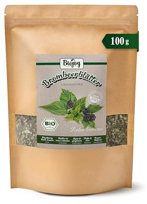 Biojoy Feuilles de mûrier BIO, séchées, coupées, infusion, 100 g | Infusion de feuilles de mûrier, en vrac, Rubus fruticosus L.
