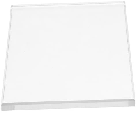 Garneck Glasplatte Bastelwerkzeug Leder-schleifblatt Schneideunterlage für Projekte