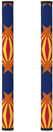 JEJEA Arizona State Flag Print Refrigerator Door Handle Cover,Handles Antiskid Protector Gloves,Kitchen Appliance Decor