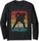 Eishockeyspieler Ice Hockey Retro Eishockey Langarmshirt