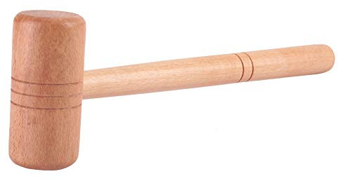 Martello Tyenaza, Martello di legno, Martello per gioielli, Strumento per riparazione di gioielli fai-da-te, per gioielli in oro, argento e platino