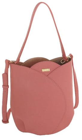Camomilla Milano Borsa a Spalla Donna, Similpelle, Collezione Tulip, Misura M, Colore Rosa