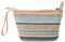 BBORGDC Stylish Woven Straw Wristlet Wallet & Clutch Bag - Large Capacity Zipper Pouch with Wrist Strap, Perfect Summer Beach Handbag for Travel, Vacation, and Everyday Use
