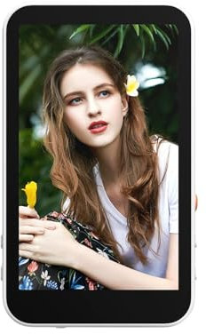 CLSSLVVBN Und Android Magnetischer Bildschirm Für Echtzeit Selfie Fotografie Magnetischer Bildschirm Hinten Selfie Anzeigegerät ABS, Weiß