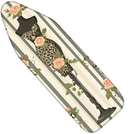 Nuxovilar Leopard Dress Cotton Ironing Board Cover 15x54 Fabric