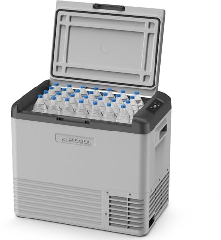 Alpicool CL50 45L Frigoríficos para Auto, Nuevo 2026 Frigoríficos Portátiles Eléctricos 12/24V DC 100~240 Volt AC Frigorífico Portátil, -20℃-20 ℃, Mini Frigorífico de Camping para Camión, Barco, Viaje