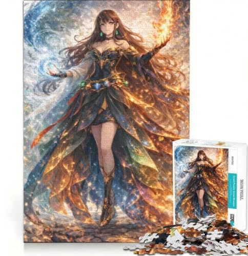 1000-teiliges Puzzle für Erwachsene Supergirl Lernspiel Analyse- und Logikspiel einzigartige Herausforderung 50x75cm