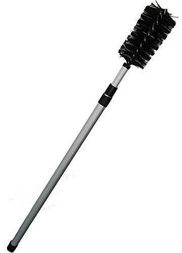 Heissner Blanketweed Fish Pond Maintenance String Algae Cleaning Telescopic Brush Tool 70-170cm