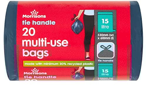 Morrisons Tie Handle 15L Multi Use Bags