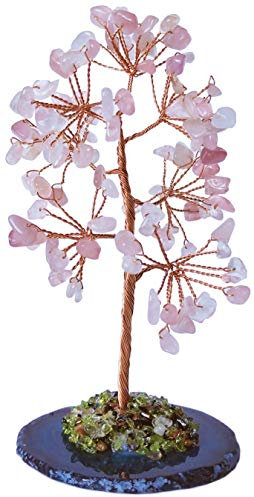 Mina Heal Arbre à Argent en Cristal pour la guérison des Chakras Feng Shui Fortune Bonne Chance Richesse et prospérité