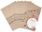 Landré Schulheft A4 Recycling, 16 Blatt, Lineatur 22, kariert, 10 Stück