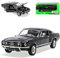 Welly Ford Mustang I 2. Generation GTA Fastback Coupe Schwarz 1967 1/24 Modell Auto mit individiuellem Wunschkennzeichen