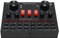 Soundeffekt-Board, Live-Soundkarte, 8 Modi, Sprachwechsler, Sound-Mixer-Board mit 16 Soundeffekten für Karaoke-Live-Streaming (Black)