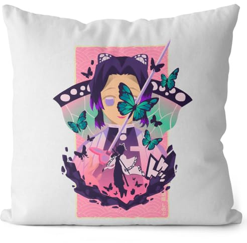 style3 Shinobu Butterfly Kissen mit Füllung 40cm Baumwolle Demon Anime Japan Manga