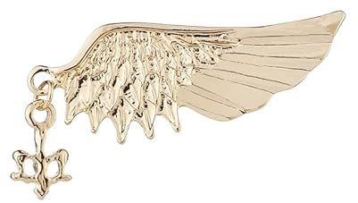Set of 4 Alloy Angel Wings Brooch Pin For Women Men Clothes Suit Dresses Jewelry Accessory Chest Flower Brooch Silver Gold