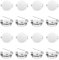 UNICRAFTALE 40 Stk Flache Runde Broschen Herstellung Zubehör Edelstahl Broschen Lünetten Set Flache Pad Rohlinge Broschen Für Abzeichen Corsage DIY Schmuckherstellung 14 mm
