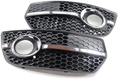 Griglia per Fendinebbia per Auto per Audi Q5 2009 2010 2011 2012, ABS Griglia Paraurti Lato Inferiore Anteriore,Normal-A-Left
