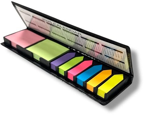 Nähmit - Etui Seitenmarker Selbstklebend, Sticky Notes, Klebezettel, Page Marker, Haftnotizen zum Markieren und Hervorheben von Seiten Repositionierbar, Beschreibbar klebezettel