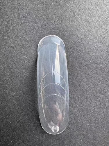 NOVO OVO Curved Square Nail Dual Forms for Poly Gel Extension with Guiding Line Inside, M L XL Reusable Full Cover Acrylic/Builder/Hard Gel Polygel Molds for Salon and DIY x 15 sizes 150 Pcs