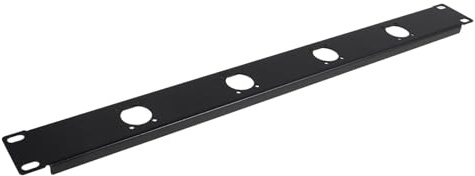 ARTSEWPLY Hinged Xlr Rack Panel for Audio Devices Heavy Duty Wire Organizer Mounting Plate Space-saving Cable Management for Home Office Network Cabinets