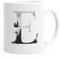 Autiga Buchstaben-Tasse E Tasse mit Buchstabe Alphabet Monogramm Watercolor gezeichnet Kaffeetasse weiß Unisize