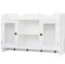 Festnight MDF Wandschrank Hängeschrank Schrank Regal Wandablage Bücher/DVD/Gläser Aufbewahrung 68 x 17 x 44 cm Weiß