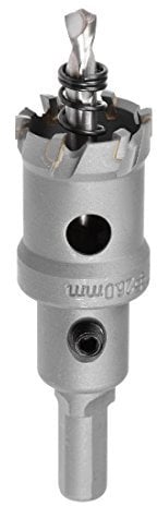 sourcingmap Carbide Hole Saw Drill Bit, 26mm Hole Cutter for Stainless Steel Alloy Cast Iron Copper Metal Sheet, with Limit Step