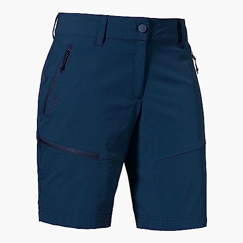 Schöffel Damen Shorts Toblach2, leichte und kühlende kurze Wanderhose mit elastischem Stoff, vielseitige Outdoor Hose mit optimaler Passform und praktischen Taschen, dress blues, 34