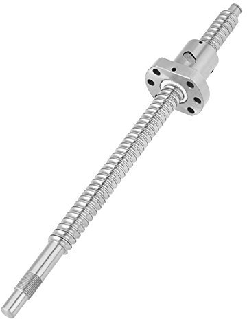 Kugelumlaufspindel, SFU1605 300mm Gewindespindel Kein Stick Slip Effekt Wenige Erwärmung Reduzierte Antriebsleistung Gesamtlänge 300mm Schraubendurchmesser 16mm