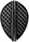 Cosmo darts flights v series d-3 black
