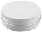 ZEOABSY 100 Pièces 60ml Pots en Aluminium Vide Rond Blanc Petit Cosmétiques Pot Conteneurs for Fait Main Bougies Crème Baume Voyage, 10x Spatule, 4X Étiquettes