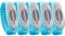 Cleanbrace Desinfektionsarmband (Blau), Handdesinfektion für unterwegs, inklusive Refiller, 5 Stück