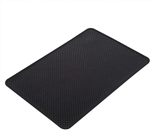 Tapis collant de tableau de bord de voiture, Asudaro tapis de rangement antidérapant en silicone pour téléphone de voiture tapis de contrôle central anti-dérapant27x15cm
