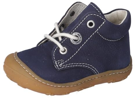 RICOSTA Unisex Stiefel Cory, Baby und Kleinkinder Lauflernschuhe, Weite: Schmal, lose Einlage, terracare, schnürer, Halbschuhe, See (170), 22 EU