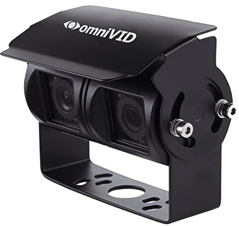omniVID® Doppelaugenkamera Rückfahrkamera Rückspiegelersatz in HD Auflösung (1080p), Zwei Kameramodule, zum Nachrüsten für Caravan, Wohnmobil, Transporter, Einparkhilfe hinten