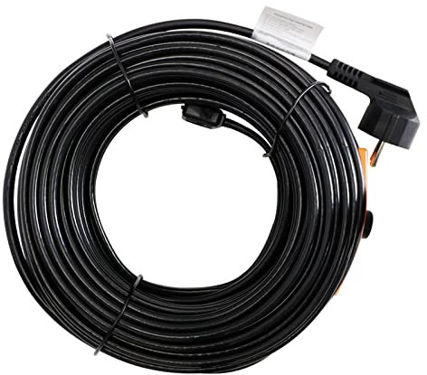 DHVIJA 16W Anti-Gel Tuyau câble Chauffant Tuyau Protection Contre Le Gel câble Chauffant avec Mini contrôleur Intelligent Joyous (Color : 18m 288W)