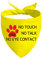 Stop Dot Not Pet/No Touch No Talk/Do Not Distract Hundehalstuch, Kein Auge D