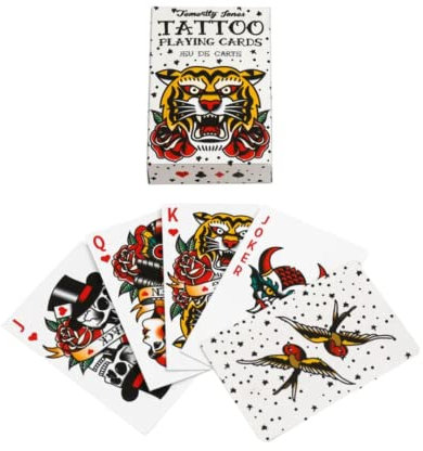Sifcon International Vintage Tattoo Design Spielkarten
