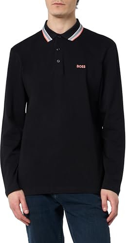 BOSS Men's Plisy Polo, Black2,