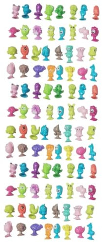 Toyvian 72 STK Tierspielzeug Für Kinder Saugspielzeug Monstersauger Monsterfigur Für Kleinkinder Mini-tischtierfigur Kleinkinder Kinderzimmer Spielzeug Feengartentier Statue Baby Karikatur