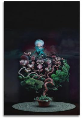 Terp Björk, Fossora-Poster, Wandkunst, Filme und Musik, Poster, Geschenk für Freunde, Schlafzimmer, Wohnzimmer, Dekoration, modern, ästhetisch, 40 x 60 cm, ungerahmt