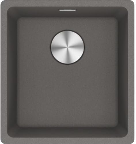 Kitchen Sink Made of Granite (Fragranite) with a Single Bowl from Franke Maris MRG 110-37 - Stone Grey - 125.0687.250