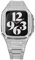 SCHIK Kit di modifica diamante da 45 mm per Apple Watch Band Mod Set cassa in acciaio inossidabile da 45 mm con cinturino per accessori Iwatch Serie 7, 45mm For 8/7, agata