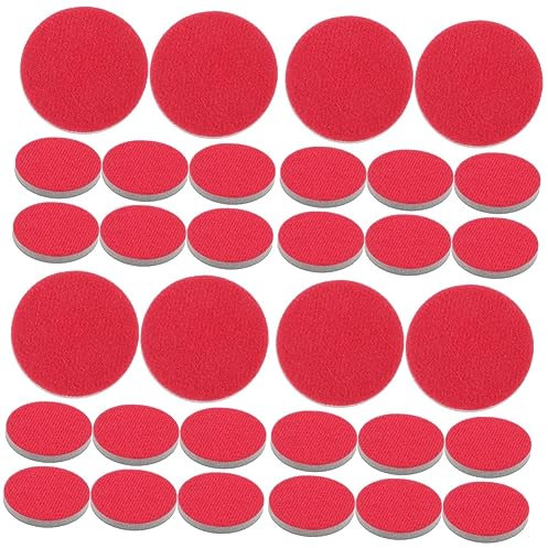 UPKOCH 4sets Indoor Bowls Accessory Bowl Ball Cleaning Pad Orbital Sander Polishing Pads Bowling Game Cleaning Efficient Polishing Pieces 8pcs*4