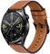 MroTech 22mm Leder Armband Kompatibel Mit Huawei GT2/GT3/GT4 46mm, Samsung Gear S3 Frontier/Galaxy Watch 3 45mm/46mm SM-R800 - Weiches Lederarmband für Herren Damen, Braun