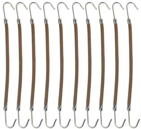 Set di 10 ganci elastici per capelli con doppio gancio per coda di cavallo, fascia per capelli da donna, accessori eleganti