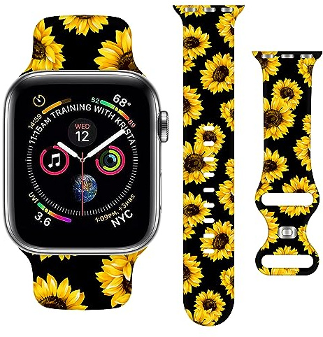 Sunflower Strap Compatible with Apple Watch Band