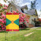 WZYWHJ Bandera de Granada para decoración de jardín, 30,5 x 45,7 cm, para un ambiente moderno al aire libre