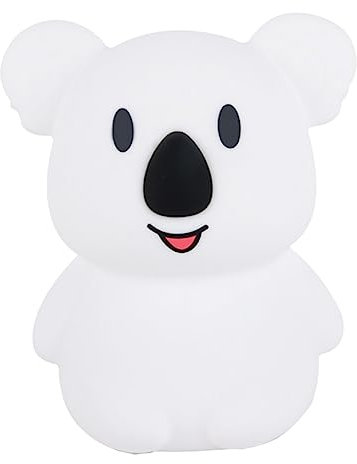DOITOOL Koala Nachtlicht Aus Silikon Und Abs Bezauberndes Design Anpassbare Helligkeit Und Farbe Durch Antippen Sicher Und Kinderfreundlich Für Schlafzimmer Und Babyzimmer